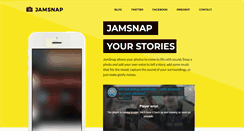 Desktop Screenshot of jamsnap.com